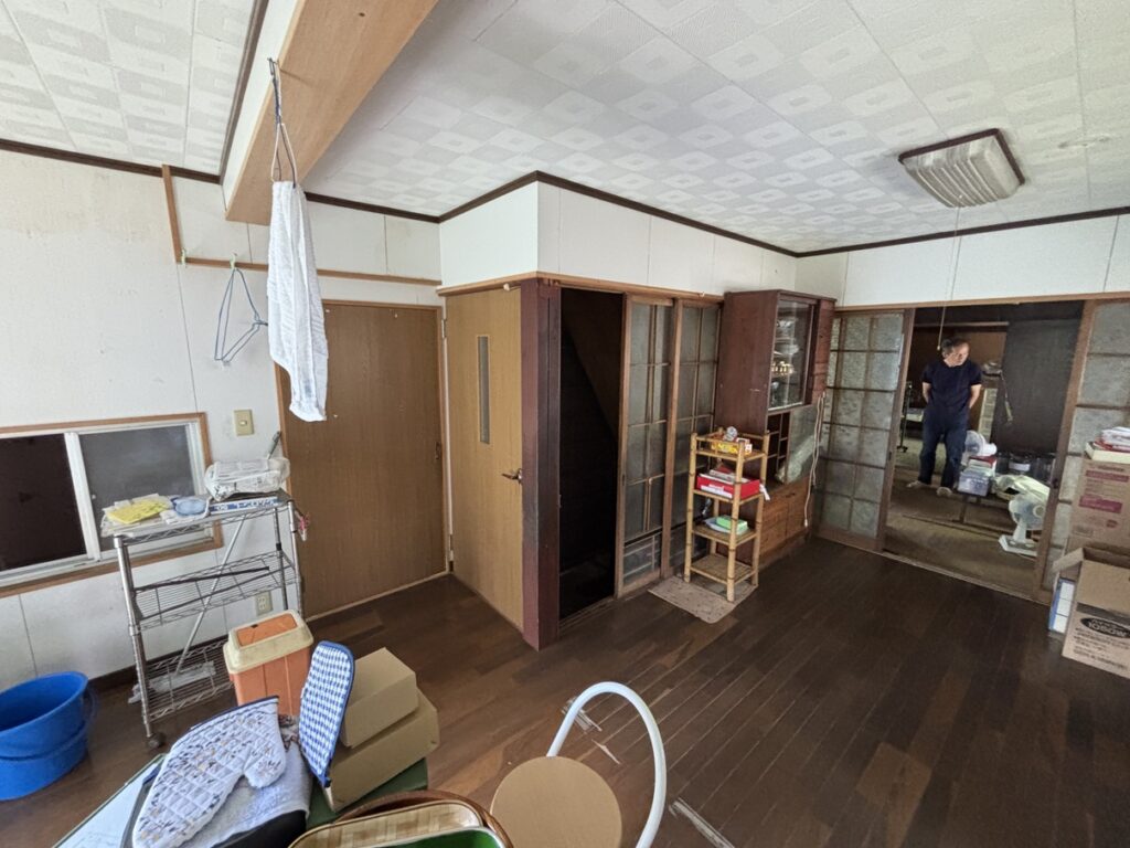 滋賀県多賀町樋田の古民家(小林信浩様邸)台所・ダイニング(DK)